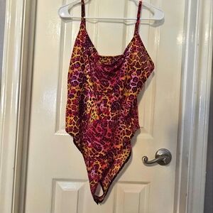 Mesh Sheer Leopard Bodysuit